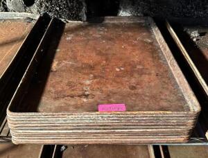 DESCRIPTION: (12) FULL SIZE STEEL SHEET PANS QTY: 12