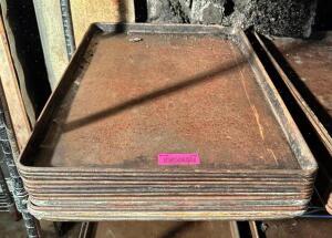 DESCRIPTION: (12) FULL SIZE STEEL SHEET PANS QTY: 12