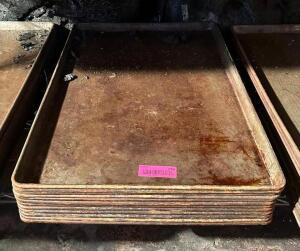 DESCRIPTION: (12) FULL SIZE STEEL SHEET PANS QTY: 12