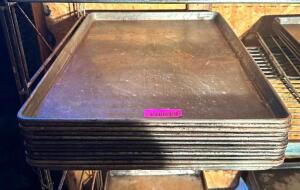 DESCRIPTION: (12) FULL SIZE STEEL SHEET PANS QTY: 12