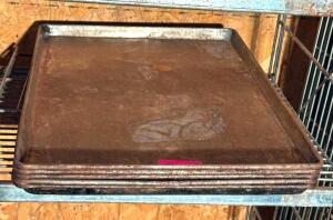 DESCRIPTION: (5) FULL SIZE STEEL SHEET PANS QTY: 5