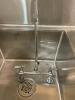 DESCRIPTION ADVANCE TABCO 58" THREE WELL STAINLESS SINK. BRAND/MODEL ADVANCE TABO FE-3-1812 LOCATION BAY 6 QUANTITY 1 - 4