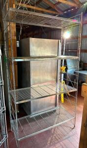 4-TIER WIRE SHELVING UNIT