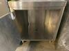 DESCRIPTION 23" UNDER BAR STAINLESS DRY RACK CABINET. LOCATION BAY 6 QUANTITY 1 - 2