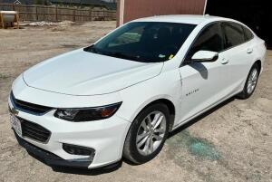 2018 Chevrolet Malibu Passenger Car, VIN # 1G1ZD5ST9JF113243