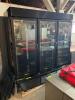 DESCRIPTION HUSSMANN THREE GLASS DOOR REFRIGERATED MERCHANDISER BRAND/MODEL HUSSMANN BCH-68 ADDITIONAL INFORMATION 115 VOLT, 1 PHASE, SN# MY11F043760