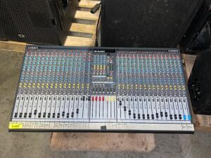 DESCRIPTION ALLEN AND HEATH GL2400 LIVE CONSOLE BRAND/MODEL ALLEN AND HEATH GL2400 ADDITIONAL INFORMATION 32 CHANNEL LOCATION BAY 6 QUANTITY 1