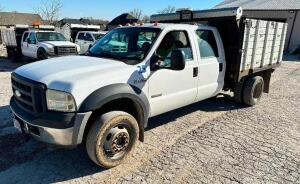 2007 Ford F-450 Pickup Truck, VIN # 1FDXW47P07EB23135