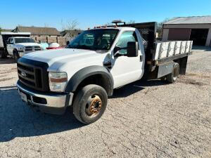 2008 Ford F-450 Pickup Truck, VIN # 1FDXF47R58EC77908