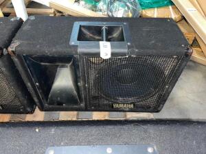 DESCRIPTION (2) YAMAHA SPEAKERS BRAND/MODEL YAMAHA ADDITIONAL INFORMATION 8 OHMS THIS LOT IS SOLD BY THE PIECE LOCATION BAY 6 QUANTITY 2