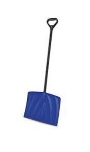 DESCRIPTION: (2) SUNCAST 18" POLY SNOW SHOVEL BRAND/MODEL: SUNCAST RETAIL$: $39.99 EACH LOCATION WAREHOUSE #1 MEZZANINE SIZE: 18"