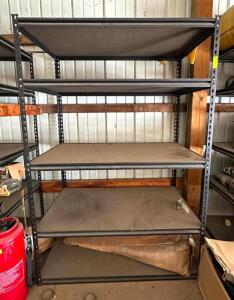 DESCRIPTION: 5-TIER METAL SHELVING UNIT INFORMATION: CONTENTS NOT INCLUDED LOCATION WAREHOUSE #2 SIZE: 48" X 24" X 72"