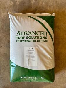 DESCRIPTION: (5) ADVANCED TURF SOLUTIONS 15-2-4 PCU, AM-SUL, BIOSOLIDS (50 LB) BRAND/MODEL: ADVANCED TURF SOLUTIONS 15-2-4 INFORMATION: NITROGEN: 15%