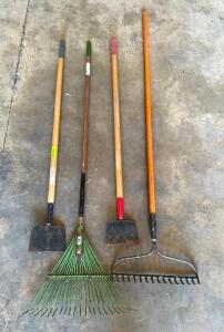 DESCRIPTION: (4) ASSORTED GARDENING HAND TOOLS AS SHOWN LOCATION WAREHOUSE #1