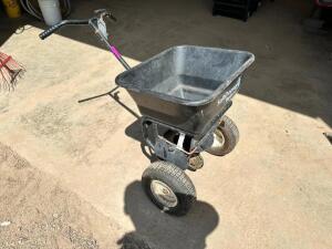 DESCRIPTION: SALT DOG BROADCAST SPREADER BRAND / MODEL: SALT DOG LOCATION: BUILDING 3 QTY: 1