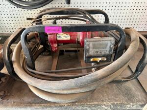 DESCRIPTION: SCIENCO ELECTRIC TRASH PUMP W/ HOSE BRAND / MODEL: SCIENCO LOCATION: BUILDING 3 QTY: 1