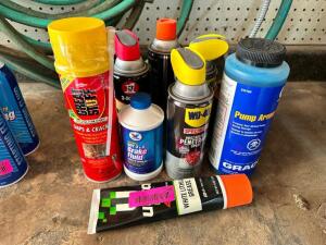 DESCRIPTION: (1) LOT OF ASSORTED LUBE, OIL, AND CHEMICAL LOCATION: BUILDING 3 THIS LOT IS: ONE MONEY QTY: 1