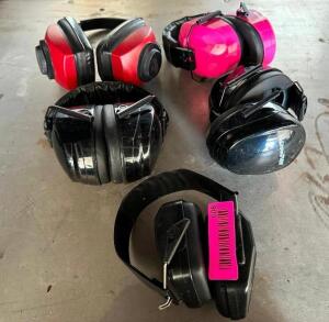 DESCRIPTION: (5) ASSORTED SETS OF EAR PROTECTOR LOCATION: BUILDING 4 THIS LOT IS: SOLD BY THE PIECE QTY: 5