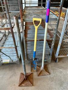 DESCRIPTION: (2) TAMPERS AND (1) SHOVEL LOCATION: BUILDING 4 THIS LOT IS: SOLD BY THE PIECE QTY: 3
