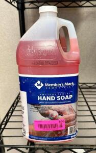 DESCRIPTION: (3) BOTTE OF HAND SOAP LOCATION: BUILDING 5 THIS LOT IS: SOLD BY THE PIECE QTY: 3