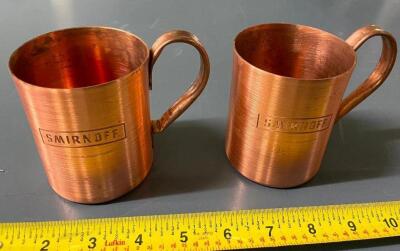 DESCRIPTION (15) COPPER MOSCOW MULE MUGS THIS LOT IS SOLD BY THE PIECE. LOCATION BAY 7 QUANTITY 15