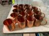 DESCRIPTION (15) COPPER MOSCOW MULE MUGS THIS LOT IS SOLD BY THE PIECE. LOCATION BAY 7 QUANTITY 15 - 2