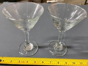 DESCRIPTION (7) MARTINI GLASSES THIS LOT IS SOLD BY THE PIECE. LOCATION BAY 7 QUANTITY 7