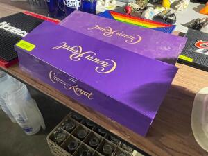 DESCRIPTION (2) CROWN ROYAL LOGO BAR BOXES. THIS LOT IS ONE MONEY LOCATION BAY 7 QUANTITY 1