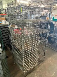 DESCRIPTION 36" X 24" FOUR TIER WIRE LIQUOR CAGE. ADDITIONAL INFORMATION MISSING (1) DOOR LOCATION BAY 7 QUANTITY 1