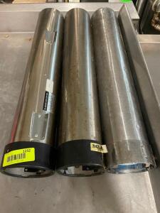 DESCRIPTION (3) STAINLESS CUP DISPENSERS. THIS LOT IS ONE MONEY LOCATION BAY 6 QUANTITY 1