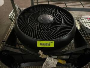 DESCRIPTION BLACK PLASTIC FLOOR FAN BRAND/MODEL HONEYWELL LOCATION BAY 7 QUANTITY 1