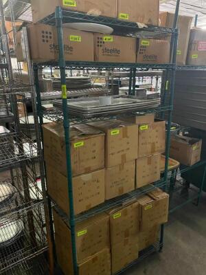 DESCRIPTION 36" X 14" FOUR TIER COATED WIRE RACK. BRAND/MODEL METRO ADDITIONAL INFORMATION CONTENTS ARE NOT INCLUDED LOCATION BAY 7 QUANTITY 1