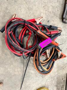 DESCRIPTION: (3) ASSORTED JUMPER CABLES LOCATION: BUILDING 7 THIS LOT IS: ONE MONEY QTY: 1