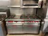 VULCAN 60" 8-BURNER GAS RANGE W/ 12" GRIDDLE & OVENS - 15