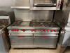 VULCAN 60" 8-BURNER GAS RANGE W/ 12" GRIDDLE & OVENS - 17