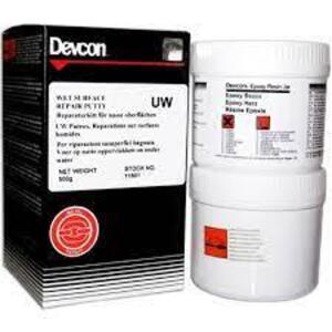 DESCRIPTION: (4) KITS OF WET SURFACE REPAIR PUTTY BRAND/MODEL: DEVCON #11801 RETAIL$: $153.34 EA SIZE: 500G QTY: 4