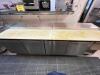 118" CUSTOMIZABLE PIZZA PREP TABLE WITH FOUR DOORS AND ONE HALF DOOR - 2