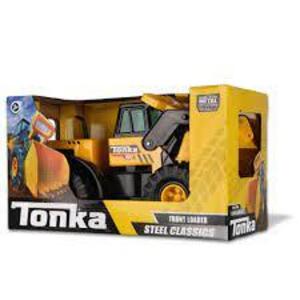 DESCRIPTION: (1) FRON LOADER TOY BRAND/MODEL: TONKA INFORMATION: YELLOW RETAIL$: $25.00 EA QTY: 1