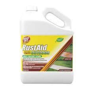 DESCRIPTION: (1) RUST REMOVER BRAND/MODEL: GOOF OFF RUST AID OUTDOOR RETAIL$: $12.99 EA SIZE: 1 GALLON QTY: 1