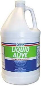 DESCRIPTION: (2) ODOR ELIMINATORS BRAND/MODEL: ITW DYMON LIQUID ALIVE RETAIL$: $50.00 TOTAL SIZE: 1 GALLON QTY: 2