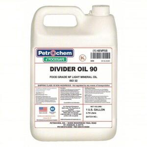 DESCRIPTION: (2) DIVIDER OIL BRAND/MODEL: PETROCHEM #45VF55 RETAIL$: $50.00 EA SIZE: 1 GALLON QTY: 2