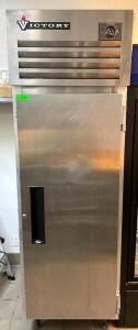 VICTORY STAINLESS STEEL 1-DOOR REACH-IN COOLER REFRIGERATOR