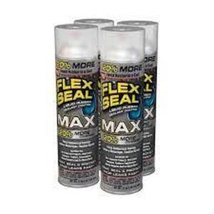 DESCRIPTION: (4) WATERPROOF RUBBERIZED COATING BRAND/MODEL: FLEX SEAL MAX RETAIL$: $16.98 EA SIZE: 17 OZ QTY: 4