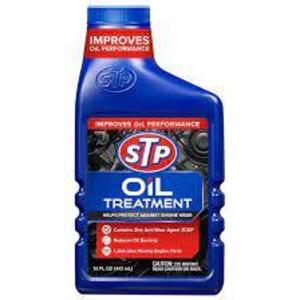 DESCRIPTION: (4) OIL TREATMENT BRAND/MODEL: STP RETAIL$: $5.99 EA SIZE: 15 FLOZ QTY: 4