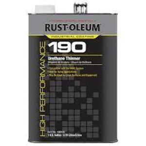 DESCRIPTION: (2) URETHANE THINNERBRAND/MODEL: RUSTOLEUM 190RETAIL$: $71.19 EASIZE: 1 GALLONQTY: 2