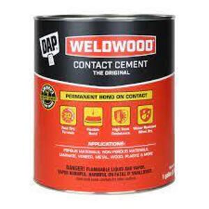 DESCRIPTION: (2) CONSTRUCTION CEMENT BRAND/MODEL: WELDWOOD INFORMATION: LIGHT GRAY RETAIL$: 35.15 SIZE: 1 GALLON QTY: 2