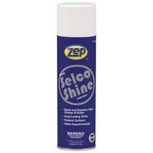 DESCRIPTION: (6) STAINLESS STEEL CLEANER BRAND/MODEL: ZEP SELCO SHINE RETAIL$: $13.00 EA QTY: 6