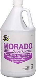 DESCRIPTION: (1) EXTRA HEAVY DUTY INDUSTRAL CLEANER CONCENTRATE BRAND/MODEL: ZEP MORADO SUPER CLEAN RETAIL$: $80.00 EA SIZE: 1 GALLON QTY: 1