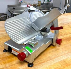12" MANUAL GRAVITY FEED MEAT SLICER