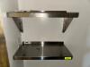 DESCRIPTION: (2) 24" X 12" WALL MOUNTED STAINLESS SHELVES BRAND / MODEL: REGENCY SIZE 24" X 10" LOCATION: RESTAURANT THIS LOT IS: SOLD BY THE PIECE QT